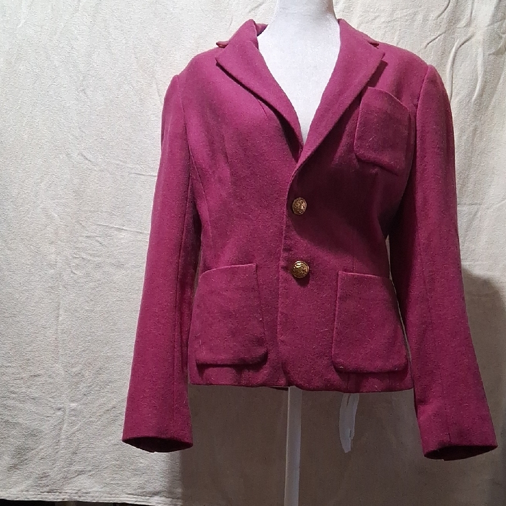 C Wonder Women's Purple Blazer Jacket